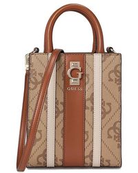 Guess - Erenia Mini Tote Tote Handbags, Polyurethane - Lyst