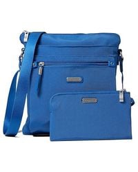 Baggallini - Go Bagg With Rfid Phone Wristlet Cross Body Handbags, Nylon - Lyst