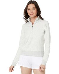 Travis Mathew - Cloud 1/2 Zip (Heather Light) Jacket - Lyst