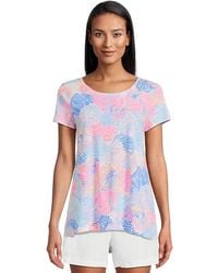 Lilly Pulitzer - Etta Scoop Neck Clothing, Cotton - Lyst