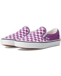 Vans - Classic Slip On Checkerboard Skate Shoes 4.5 - Lyst