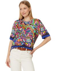Johnny Was - The Janie Favorite Oversized Cropped Tee- Demarne - Lyst