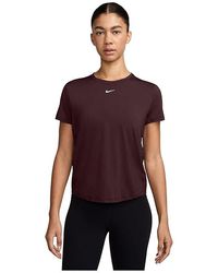 Nike - One Classic Dri-Fit Short-Sleeve Top Workout Xs (Us 0-2) Elastane/Polyester - Lyst