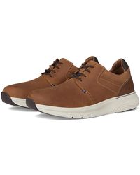 Clarks - Motion Trek Plain Toe (Dark Tan Leather) Lace-Up Boots - Lyst