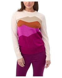 Trina Turk - Jacinto Crewneck Sweater Xs (Us 0-2) Wool - Lyst