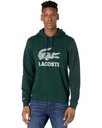 Lacoste Mens Long Sleeve French Terry Graphic Sweater