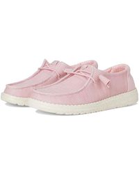 HEYDUDE - Wendy Stretch Sox Flat Shoes, Canvas - Lyst