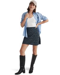 Madewell - The Layton Mini Slip Skirt In Floral - Lyst