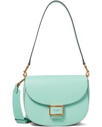 Kate Spade - Katy Textured Leather Convertible Saddle Bag - Lyst