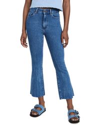 DL1961 - Bridget Boot High-rise Crop Jeans In Keys - Lyst