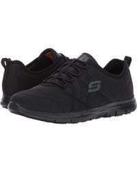 skechers non slip womens work shoes