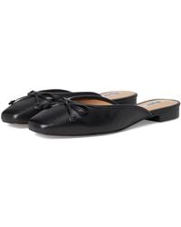 Dune - Leather Square-Toe Bow Mules - Lyst
