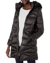 cole haan petite hooded down puffer coat