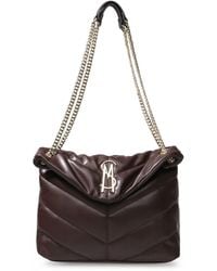 Steve Madden S Britta Chevron Quilt Shoulder Bag in Chocolate (Black) | Lyst
