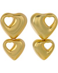 Madewell - Cutout Heart Statement Puffy Earring - Lyst