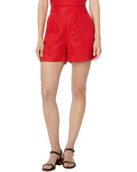 Madewell - Clean Button-tab Shorts In Linen Canvas - Lyst