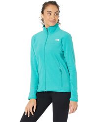 mint blue north face