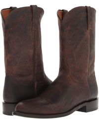 lucchese lace up range boot