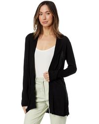 NIC+ZOE - All Year Back Of Chair Cardigan ( Onyx) Clothing - Lyst