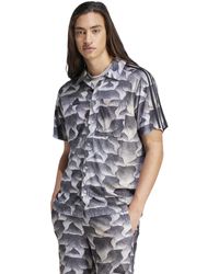 adidas - Tiro All Over Printed Mesh Resort Shirt - Lyst