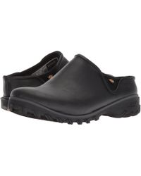 Bogs Sauvie Solid Clog Shoes in Black - Lyst