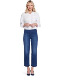 NYDJ - Bailey Relaxed Straight Ankle Pull-on Jeans - Lyst