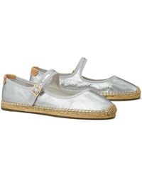 Tory Burch - Mary Jane Espadrille (//Natural) Flat Shoes - Lyst