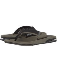 mens reef fanning flip flops sale