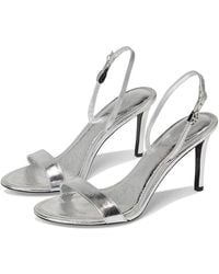 Tory Burch - Double T Buckle Heel Sandals 85 Mm Sandals, Leather - Lyst
