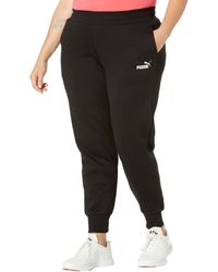 puma plus size joggers