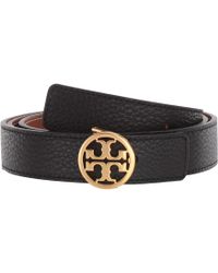 white tory burch belt