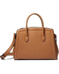 kate spade knott medium leather satchel