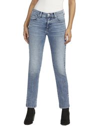 Jag Jeans - Cassie Mid-rise Slim Straight Leg Jeans - Lyst
