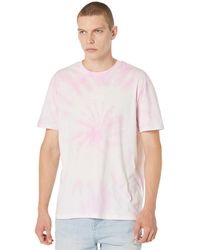 AllSaints Harley Tie Dye Graphic Tee in Gray for Men