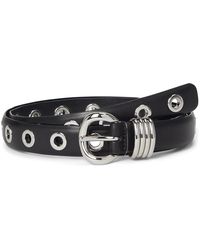 Madewell - Inez Eyelet Belt Belts, Leather - Lyst