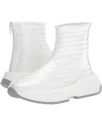 Prada Leather Speech-bubble Sneaker in White - Lyst
