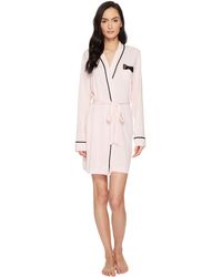 Kate Spade Rose Short Robe - Pink