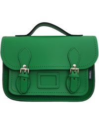 Zatchels - Leather Midi Satchel - Lyst