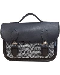 Zatchels - Midi Tannery & Tweed Satchel - Lyst