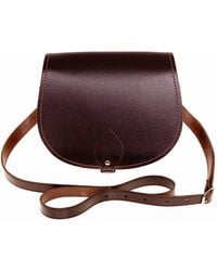 Zatchels - Handmade Leather Saddle Bag - Lyst