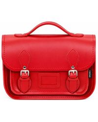 Zatchels - Leather Midi Satchel - Lyst