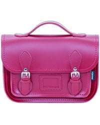 Zatchels - Leather Midi Satchel - Lyst