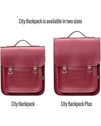 Zatchels - Handmade Leather City Backpack - Lyst