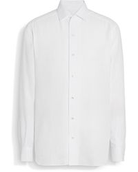 ZEGNA - Hemd Aus Oasi Lino - Lyst