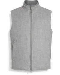 ZEGNA - Oasi Cashmere Elements Vest - Lyst