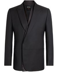 Zegna - Wool And Mohair Evening Jacket - Lyst