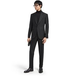 Zegna - Trofeo 600 Wool And Silk Evening Suit - Lyst