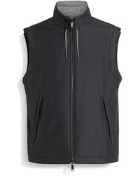 ZEGNA - Microfiber Reversible Brezza Vest - Lyst