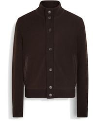 ZEGNA - Blouson Aus Oasi Cashmere - Lyst