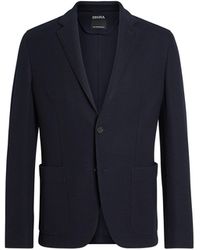 Zegna - High Performance Jersey Jacket - Lyst